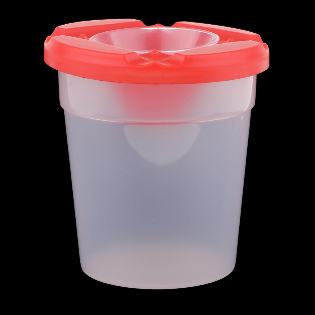 Painting Cup Water Cup With Red Lid For Painting Kids Painting
